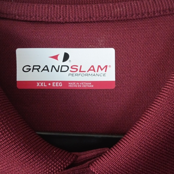 Men Burgundy Polo Size XXL-EEG - Picture 2 of 4
